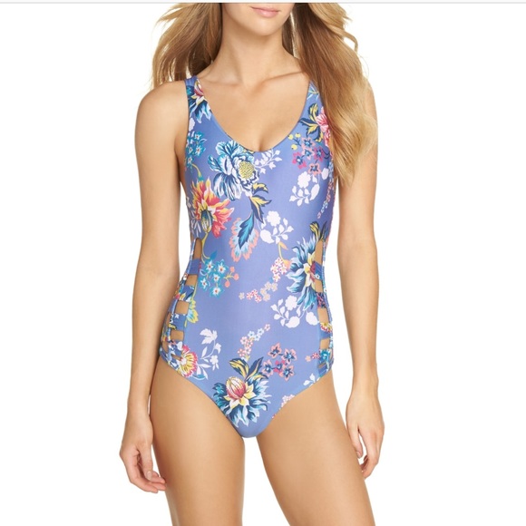 BECCA Victorian Garden Reversible Swimsuit NWOT